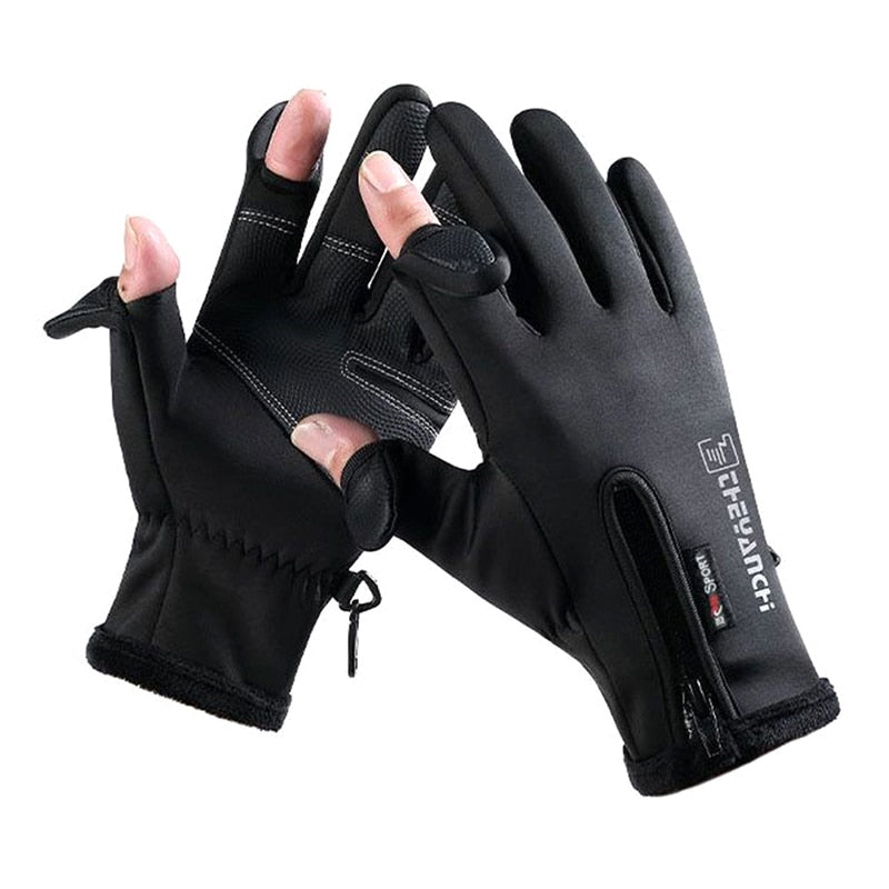 Outdoor Winter Gloves Waterproof Moto Thermal Fleece Lined Resistant Touch Screen Non-slip