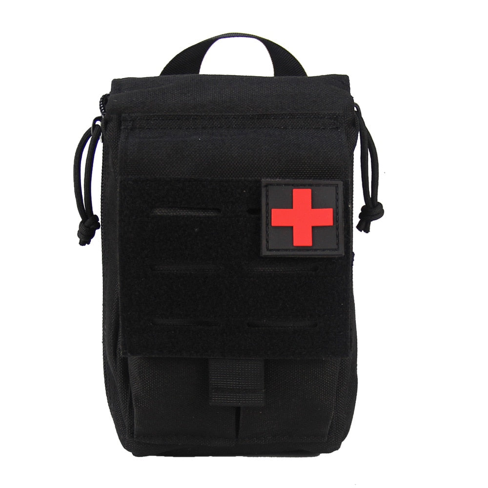 Outdoor First Aid Kit Tactical Molle Medical Bag Military EDC Waist Pack Hunting Camping Bag