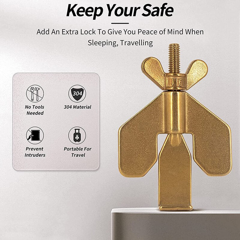 Portable Hotel Door Lock Live alone Self-Defense Door Stop Travel Anti-theft Door Stopper