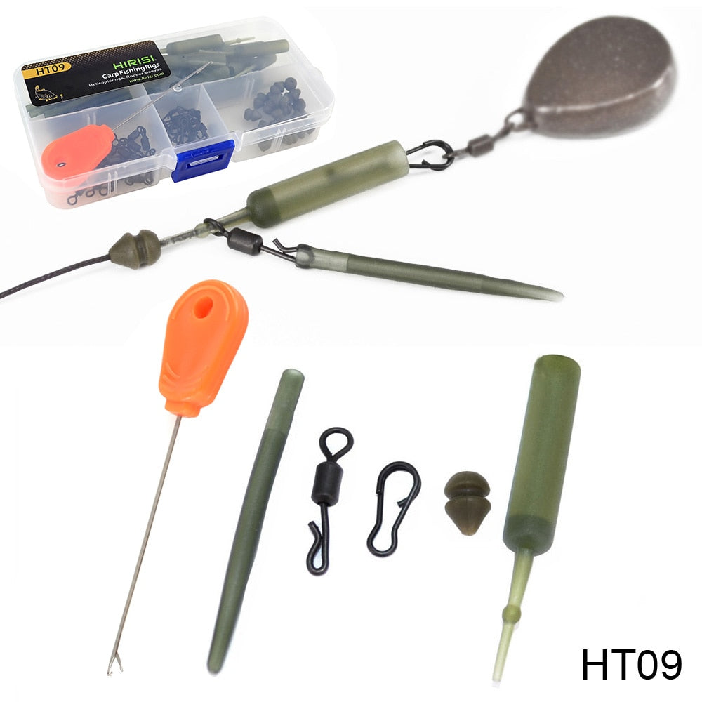 Carp Fishing Safety Lead Clips with Bait Needle Swivel and Snap Terminal Tackle Carp Accessories