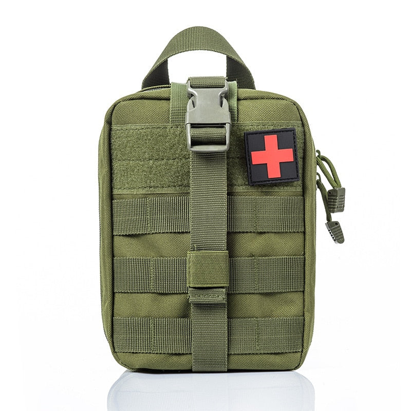 Outdoor First Aid Kit Tactical Molle Medical Bag Military EDC Waist Pack Hunting Camping Bag