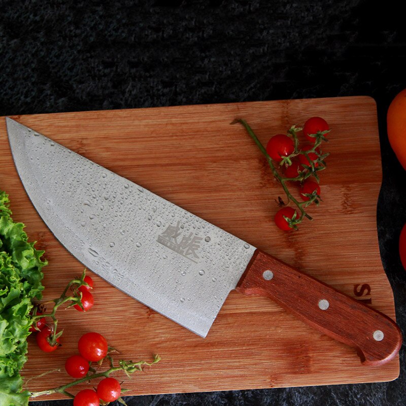 Professional Stainless Steel Chinese Knife Meat Cleaver Butcher Chopping Kitchen Chef