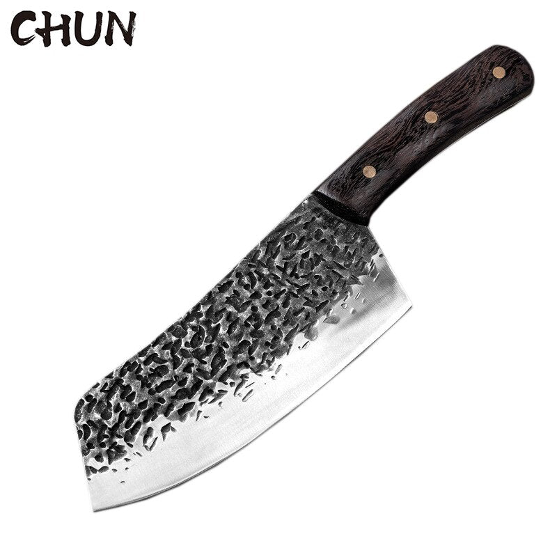 5CR15 Handmade Chopping Cleaver Butcher Knife High Carbon Steel Kitchen Chef Sets Forged