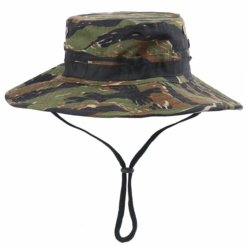 Waterproof Bucket Hat Summer Men Women Boonie Hat Outdoor UV Protection Wide Brim