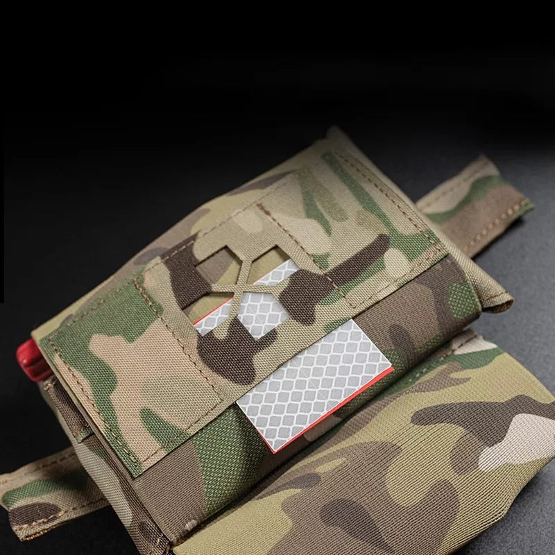 Military IFAK Medical Kit MOLLE Rapid Deployment First-aid Pouch Survival Outdoor Hunting