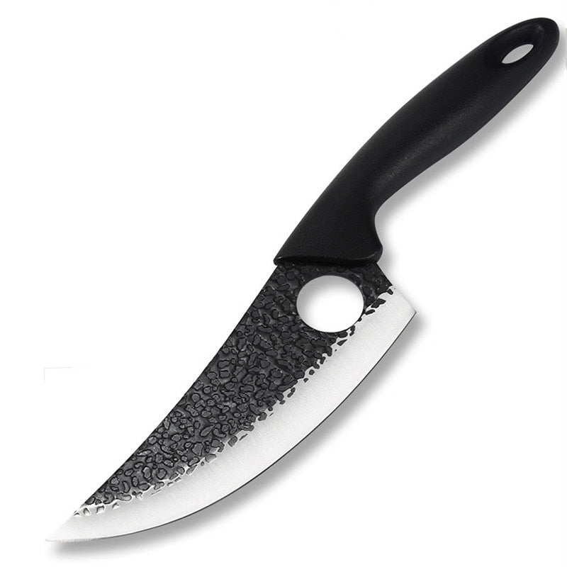 Stainless Steel Boning Knife for Outdoor Camping, Meat Cleaver Slicing Knife for Household