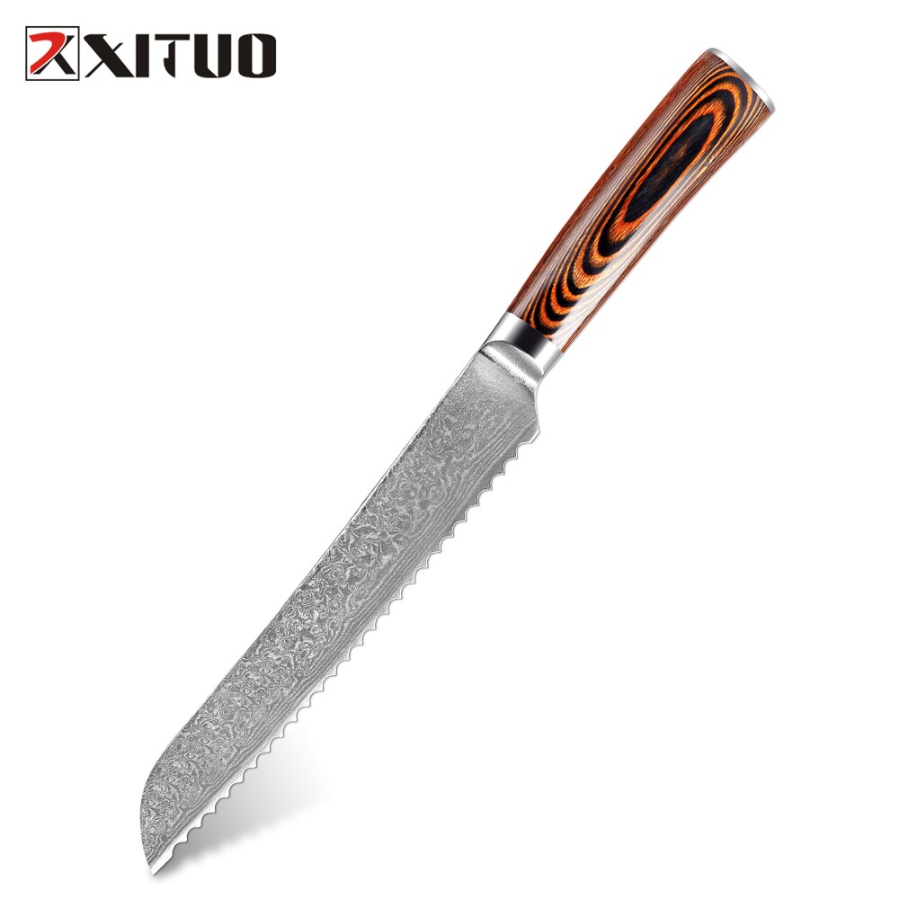 XITUO 1-4pcs kitchen knives set Japanese Damascus steel kitchen knife VG10 chef boning