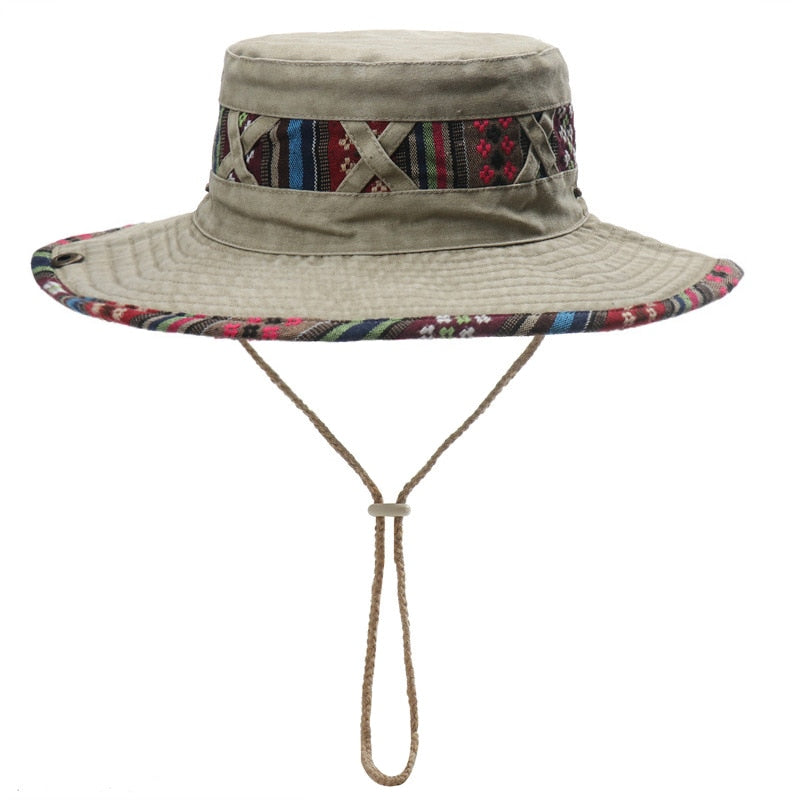 Waterproof Bucket Hat Summer Men Women Boonie Hat Outdoor UV Protection Wide Brim