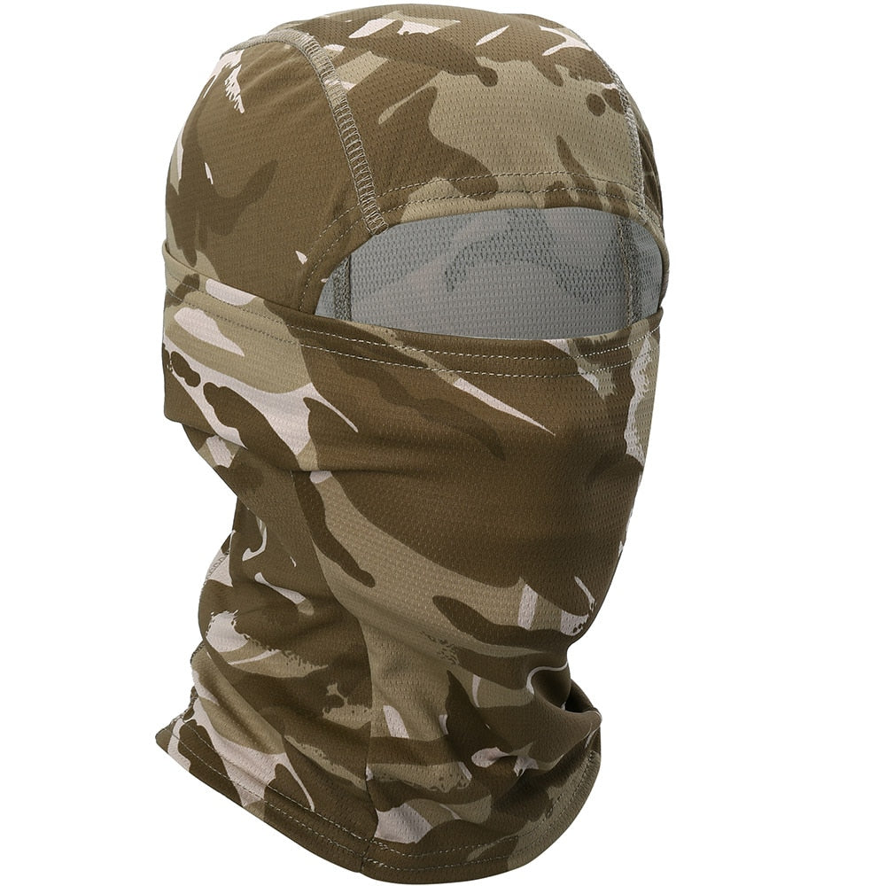 Camouflage Balaclava Full Face Scarf Mask Hiking Cycling Hunting Army Bike Military Head Cover