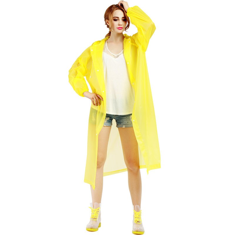 Fashion Waterproof Women Men Rain coat Hooded For Outdoor Hiking Travel Fishing Climbing