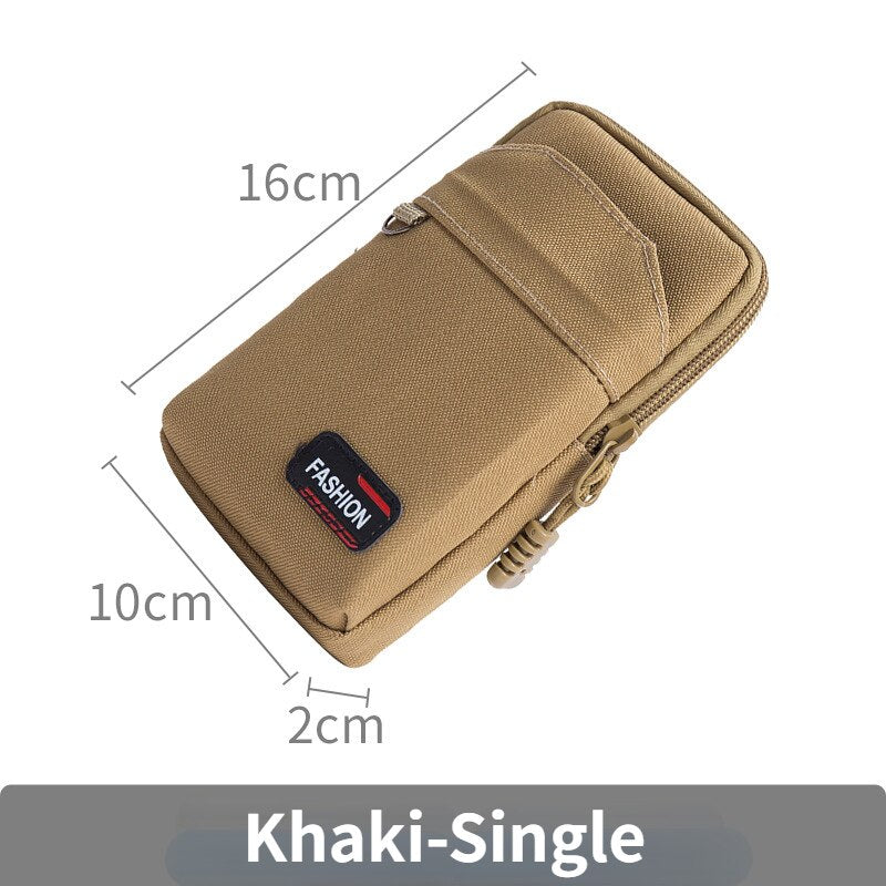 Nylon Tactical Bag Outdoor Molle Military Waist Fanny Pack Men Phone Pouch Camping