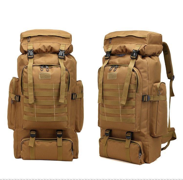 Outdoor Camouflage Men's Backpack, Large Space Waterproof Outdoor Military Backpack