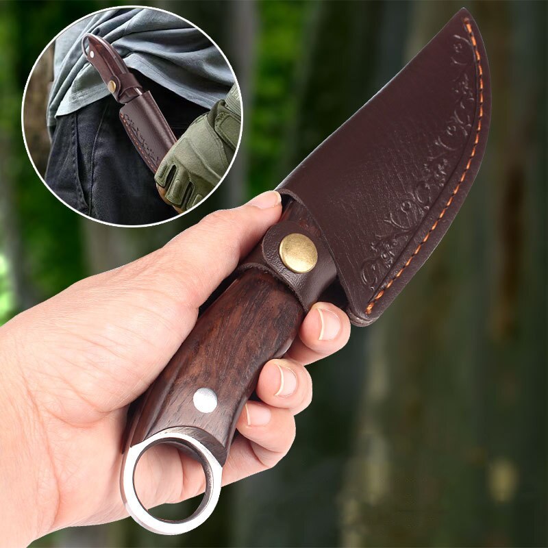 Stainless Steel Meat Cleaver Slicing Knife Fish Knife Household Fruit Outdoor Camping