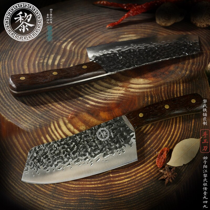 Master Handmade Kitchen Knives Stainless Steel Cleaver Forged Blade Butcher Knives