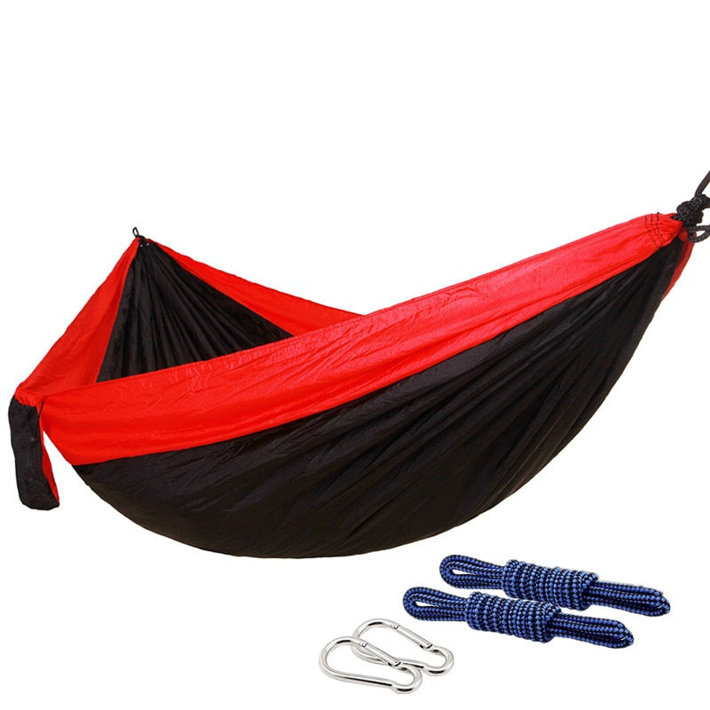 Color Matching Hammock Outdoor Camping Ultra Light Portable Hammock for Double Person Swing