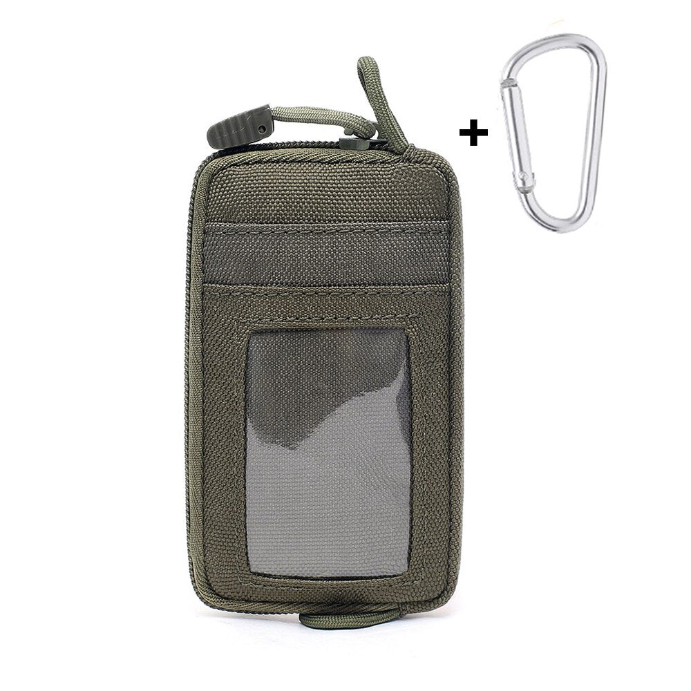 1000D Tactical EDC Pouch Wallet Bag Portable Key Coin Purse Waist Fanny Pack Earphone