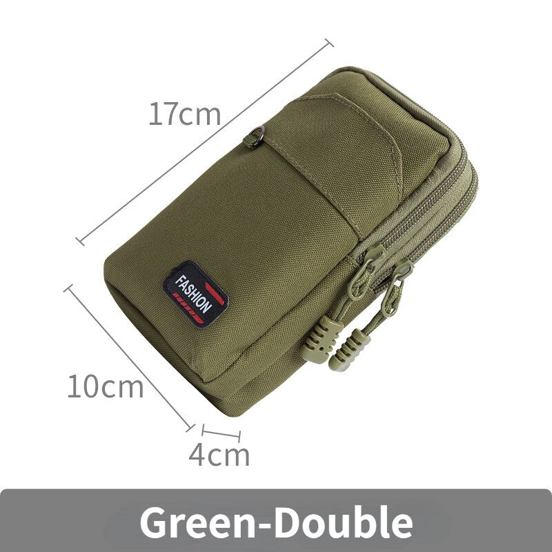 Nylon Tactical Bag Outdoor Molle Military Waist Fanny Pack Men Phone Pouch Camping