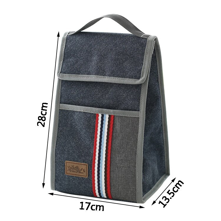 Oxford Lunch Bag Insulated Cooler Women kids Bento Bag Thermal Food Bag Carrier Accessories