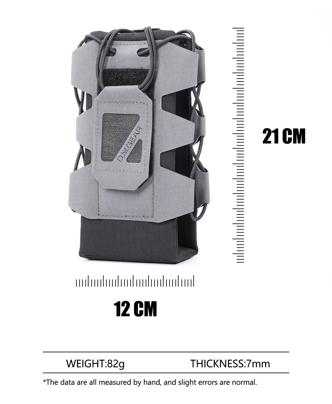 DMGear Tactical Molle Radio Pouch Water Bag Walkie Talkie Military Holder Pocket Interphone