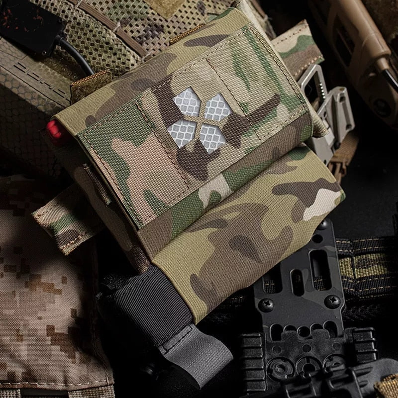 Military IFAK Medical Kit MOLLE Rapid Deployment First-aid Pouch Survival Outdoor Hunting