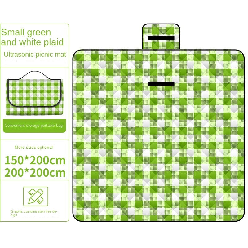 Pad Ultrasonic Picnic Mat Thickened Waterproof Beach Blanket Camping Tent Grassland Mat Outdoor