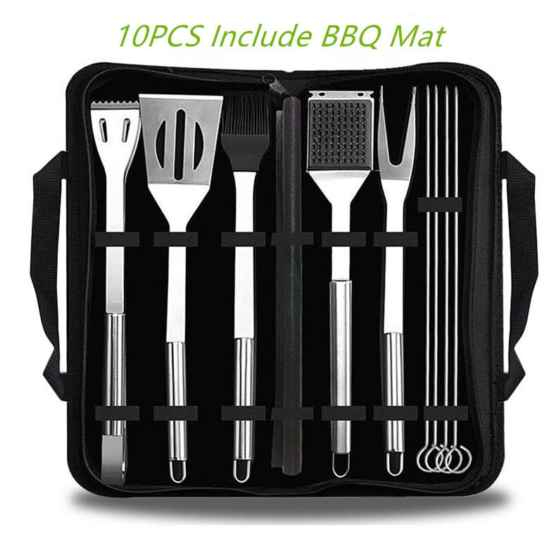 BBQ Tools Set Barbecue Utensil AccessoriesThermometer Barbeque Grilling Outdoor Gril Tools