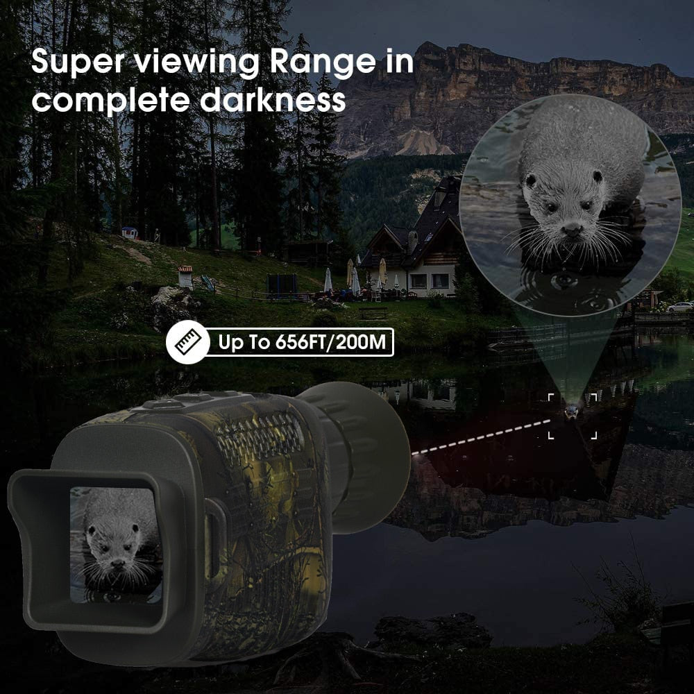 HD Infrared Night Vision Device Monocular Night Vision Camera Outdoor Digital Telescope