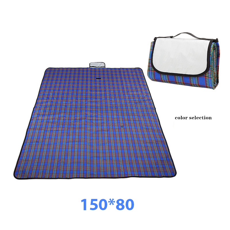 Camping Picnic Mat Portable Beach Blanket Waterproof Moistureproof Plaid Beach Hiking