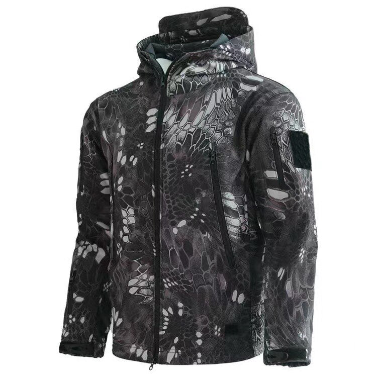 Men's Winter Waterproof Trekking Fish Hunting Hiking Camp Military Tactical Outdoor Hood Coat Army