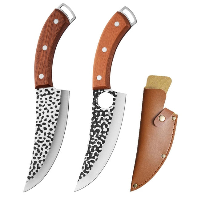 Steel Kitchen Chef Boning Knives Fishing Knife Meat Cleaver Butcher Meat Cleaver Hunting Knives