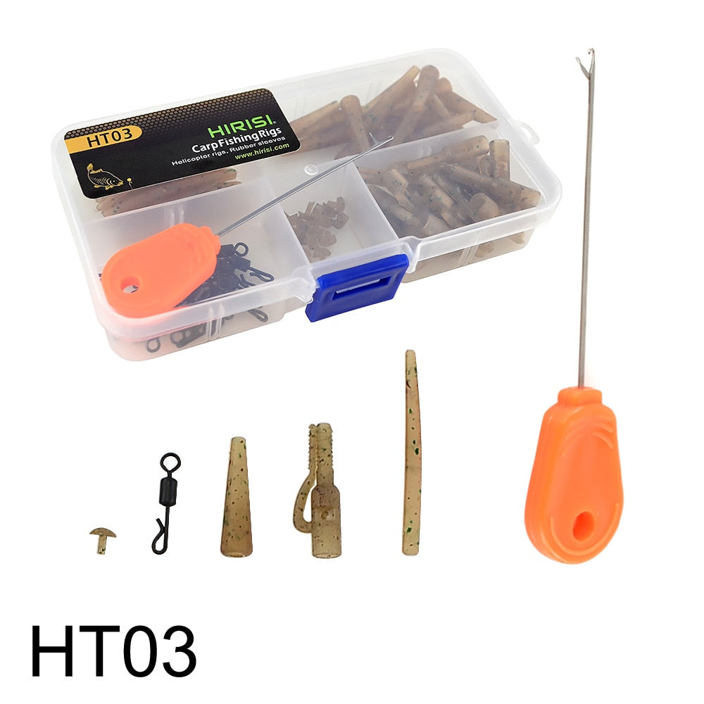 Carp Fishing Safety Lead Clips with Bait Needle Swivel and Snap Terminal Tackle Carp Accessories