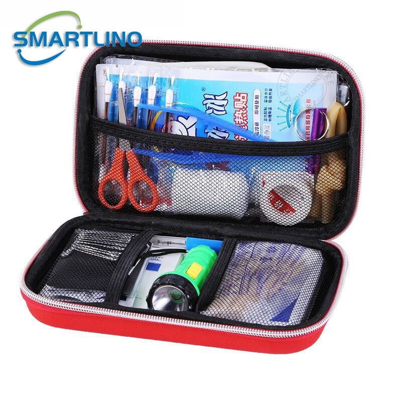 Portable Emergency Medical Bag First Aid Storage Box For Household Outdoor Travel Camping