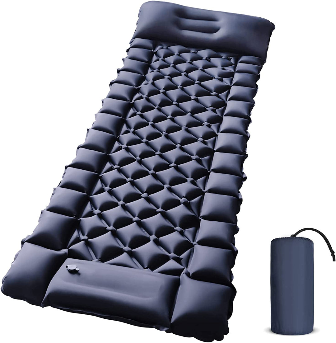 Outdoor Camping Sleeping Pad Air Matt Ultralight Inflatable Mattress Camp Bed Picnic Blanket