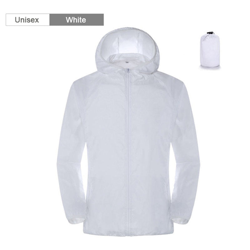 Camping Rain Jacket Men Women Waterproof Sun Protection Clothing Fishing Hunting Quick Dry Skin