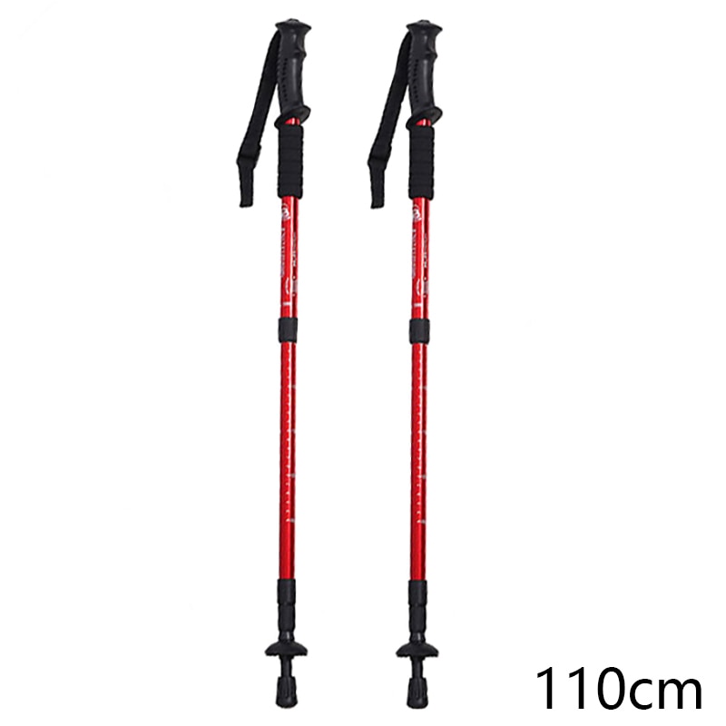 Climbing Sticks Telescopic Trekking Hiking Poles Mountaineering Walking Retractable Walking Cane Hiking Trekking