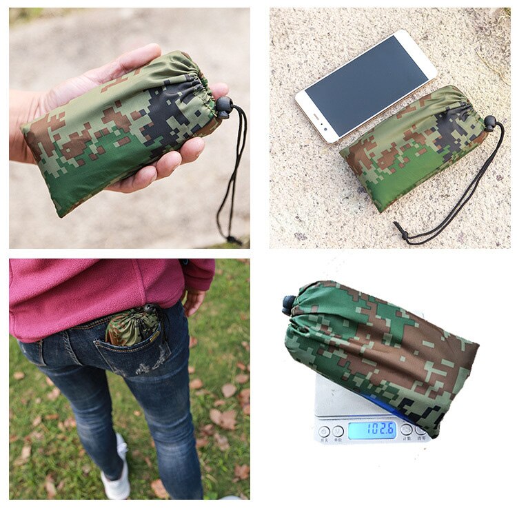 New Outdoor Pocket Picnic Camping Waterproof Moisture Mat Camouflage Beach Blanket Folding