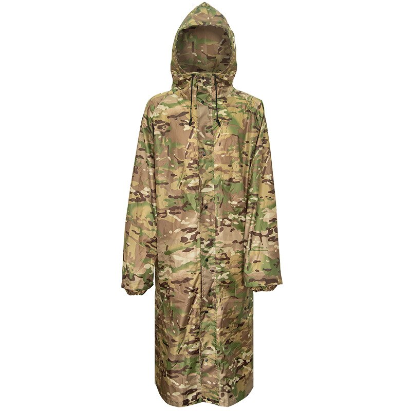 Long Sleeve Waterproof Raincoats Breathable Military Camouflage Motorcycle Poncho