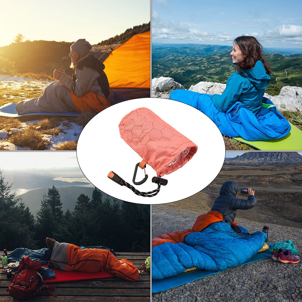 Outdoor Thermal Waterproof Sleeping Storage Bags 11x6cm Aluminum Film Accessories