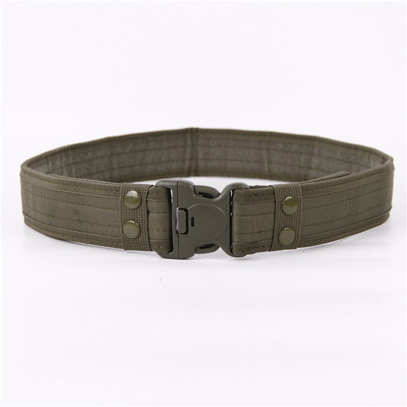 2022 New Army Style Combat Belts Quick Release Tactical Fashion Men Canvas Waistband