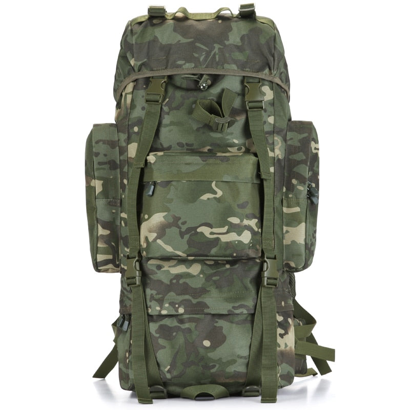 70L Large Capacity Men Backpack Military High Quality Waterproof Thickened Oxford