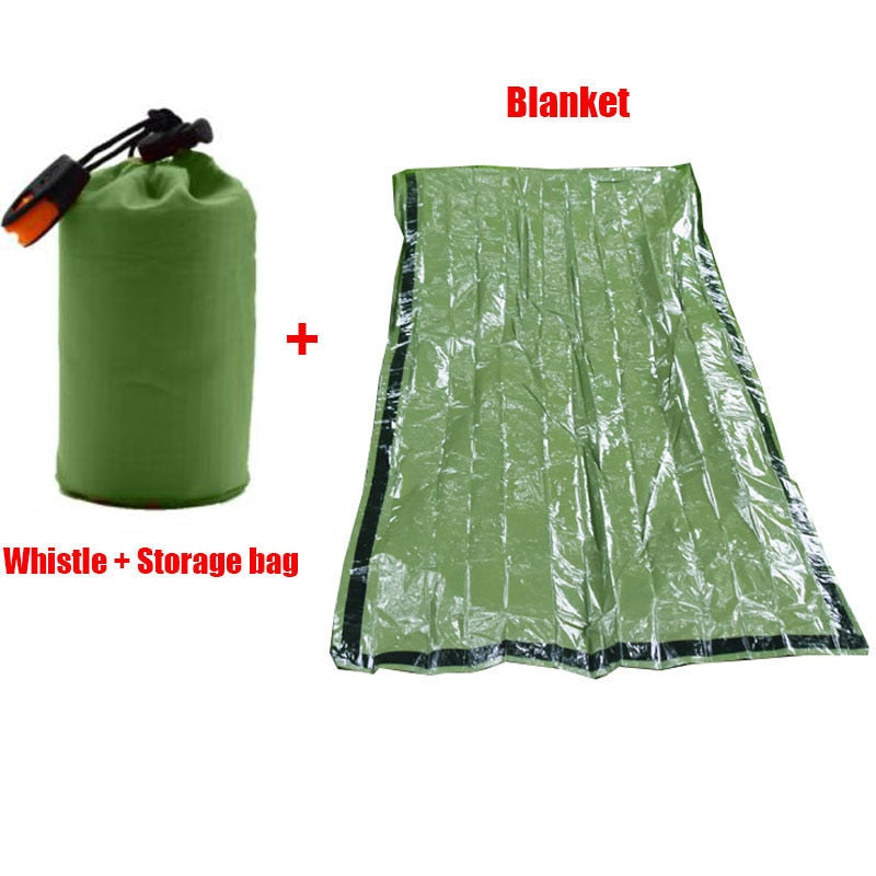 Portable Waterproof Emergency Survival Sleeping Bag Mountaineering Emergency Raincoat