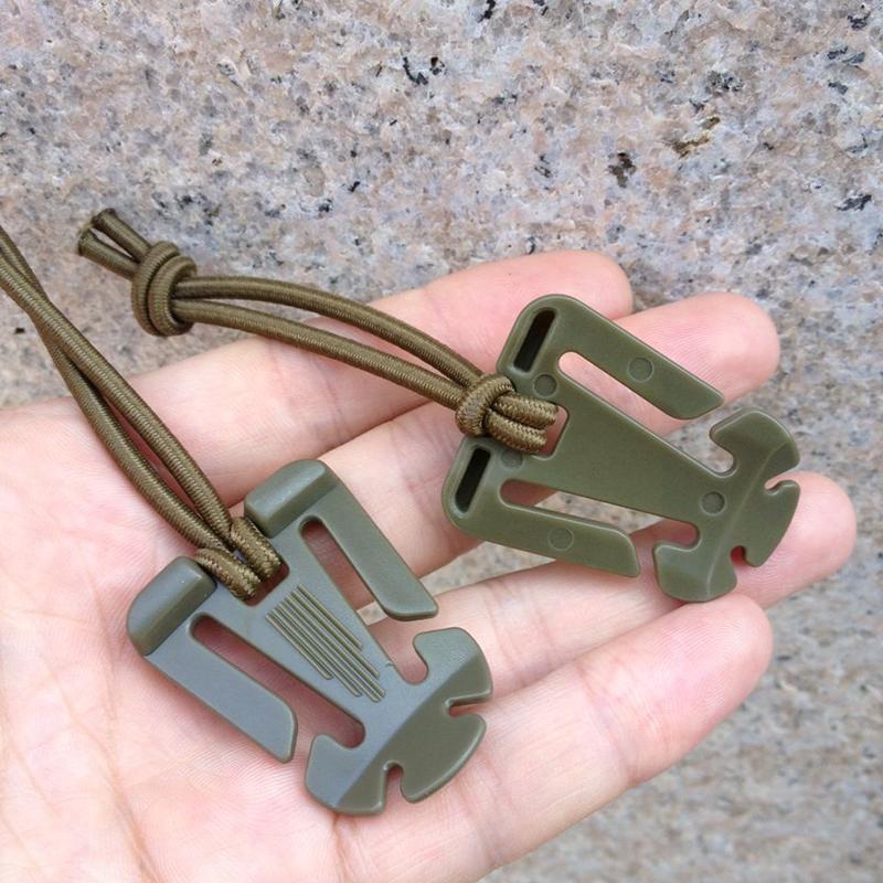 5/1pcs Molle Backpack Buckle Tactical EDC Survival Hanger Tools Gear Hunting Outdoor Carabiner