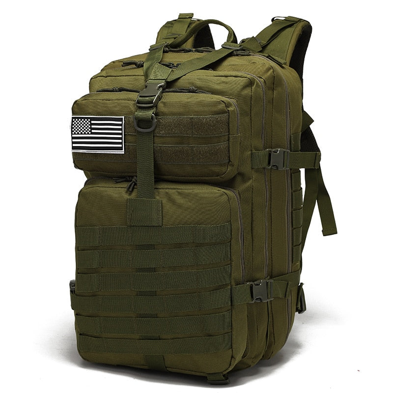 50L Tactical Military Backpack Camping Trekking Fishing Bag Waterproof Rucksacks Men Large