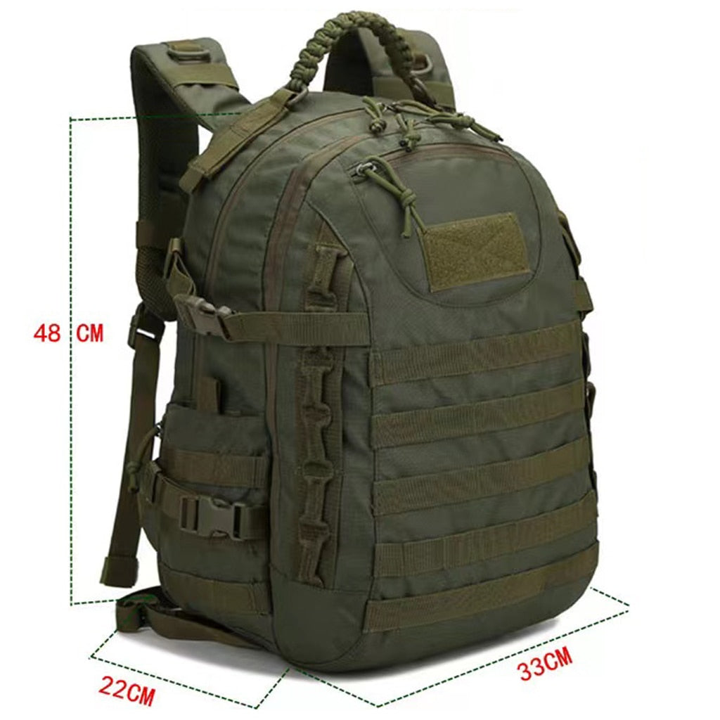 35L Camping Waterproof Trekking Fishing Hunting Bag Military Tactical Army