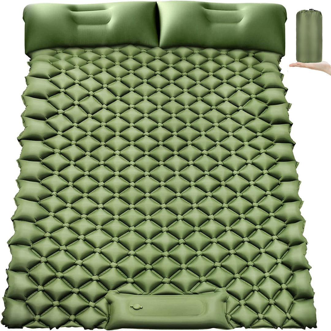 Outdoor Camping Sleeping Pad Air Matt Ultralight Inflatable Mattress Camp Bed Picnic Blanket