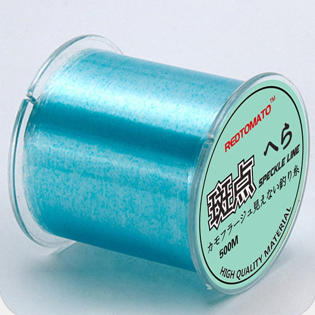 500m Invisible Fishing line Speckle Carp Fishing 3D spoted Sinking  Thread Fishing Algae