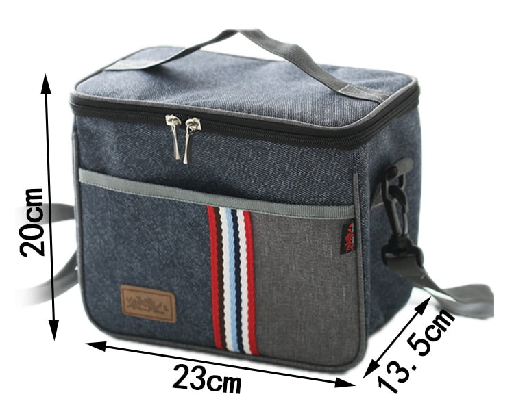 Oxford Lunch Bag Insulated Cooler Women kids Bento Bag Thermal Food Bag Carrier Accessories