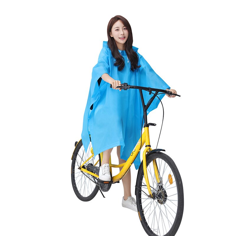 MultifunctionalWaterproof Unisex Hooded Raincoat Cycling Poncho Outdoor Travel Hiking Bicycle