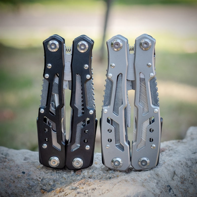 Pocket Multitool Stainless Steel Multitool Pliers Knife Screwdriver for Outdoor Survival Camping