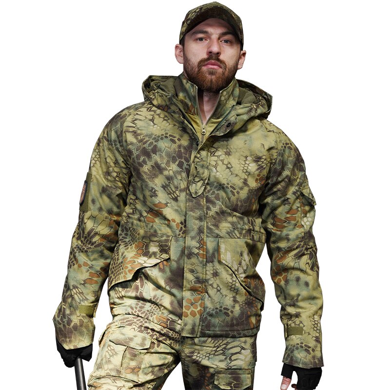 Outdoor Tactical Jacket Thermal Hunting Clothes Men Military Clothing Winter Hooded Coats